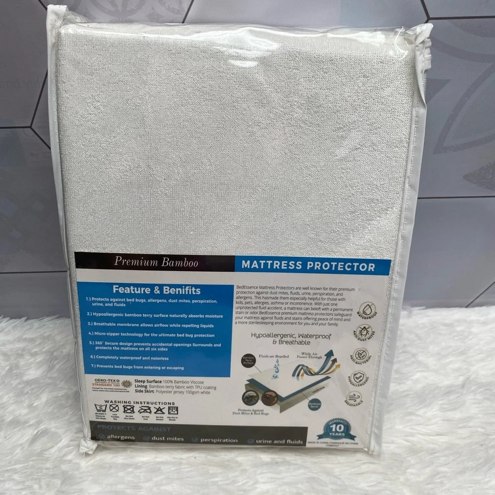 Mattress ProtectorQueenSize 100% Waterproof